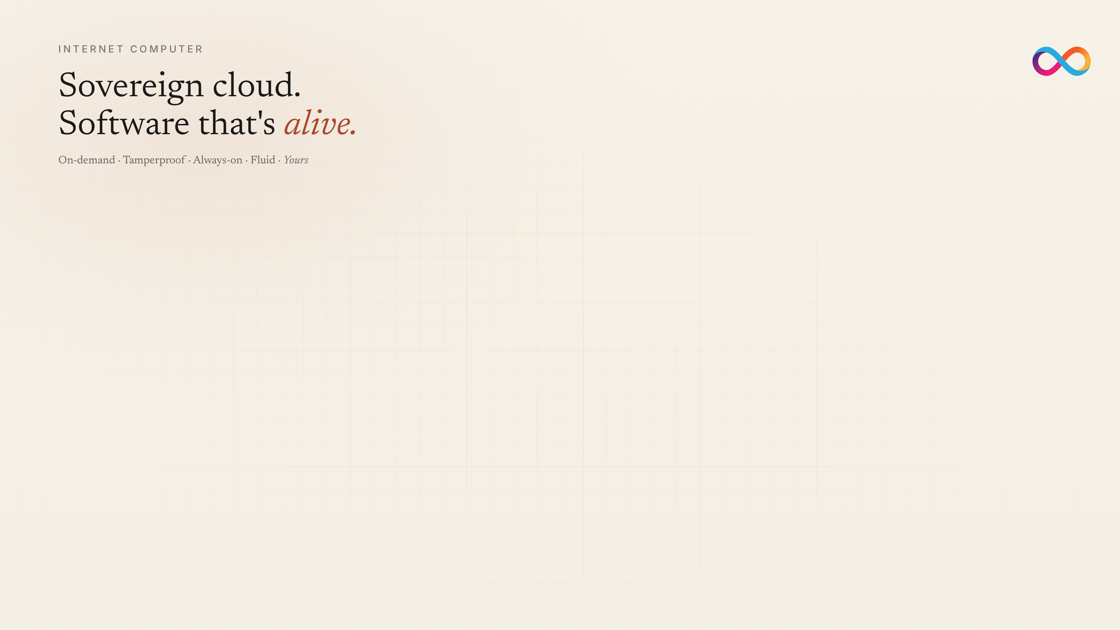 Parchment background with editorial lockup